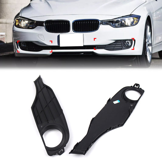 Front Bumper Fog Light Grille for BMW 3 Series F30 F31 320i 2012-2015