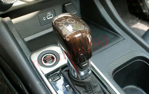 for Nissan Sentra 2020-2022 ABS Wood Grain Gear Shift Shifter Knob Cover Trim