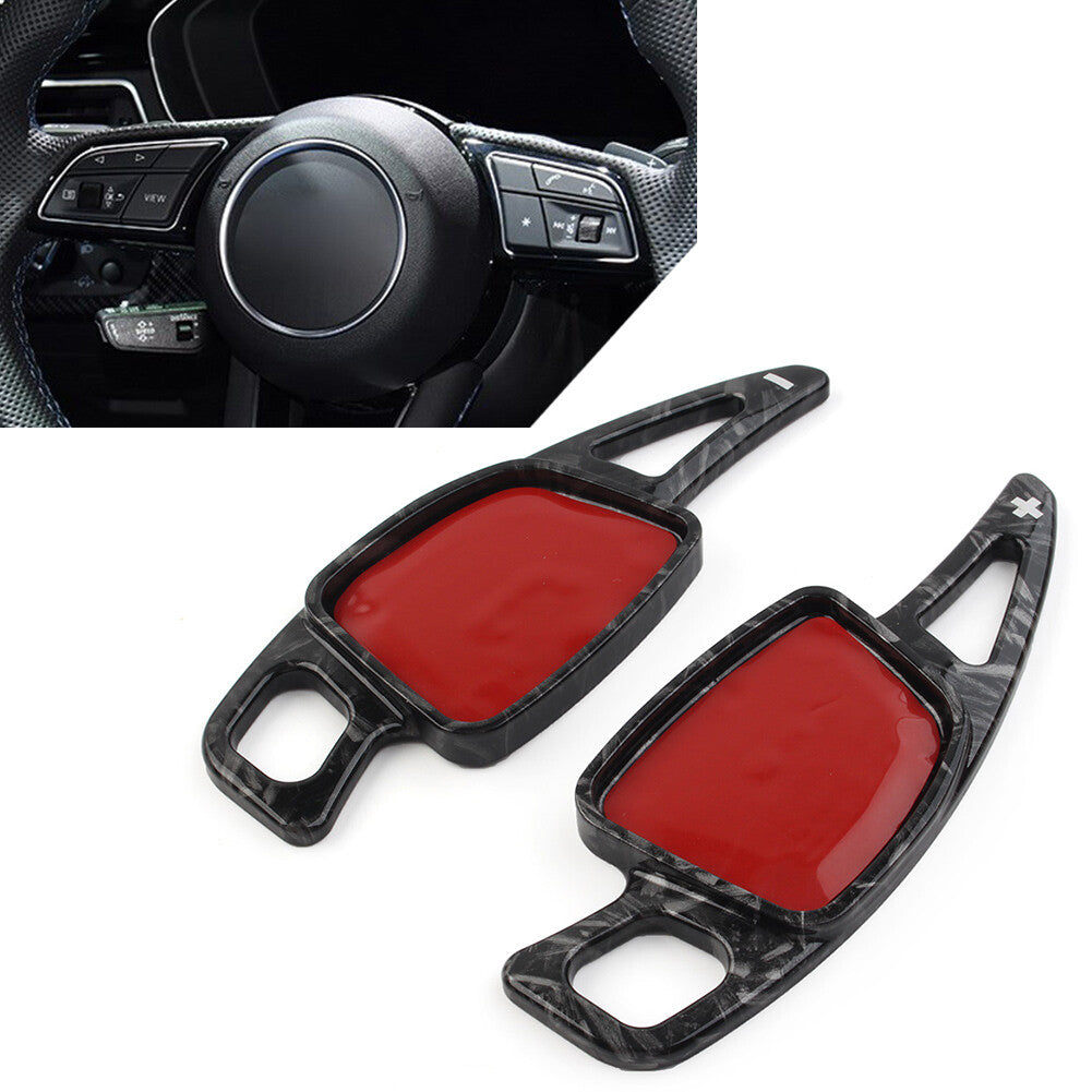 Steering Wheel Shift Paddle Shifter Extension for Audi A3 A4 S4 A5 S5 A6 A7 Pair