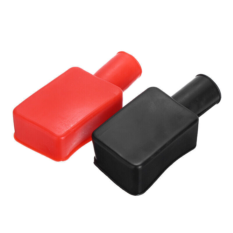 2pcs Car Boat Battery Terminal Protective Covers Insulating Replacement Caps New