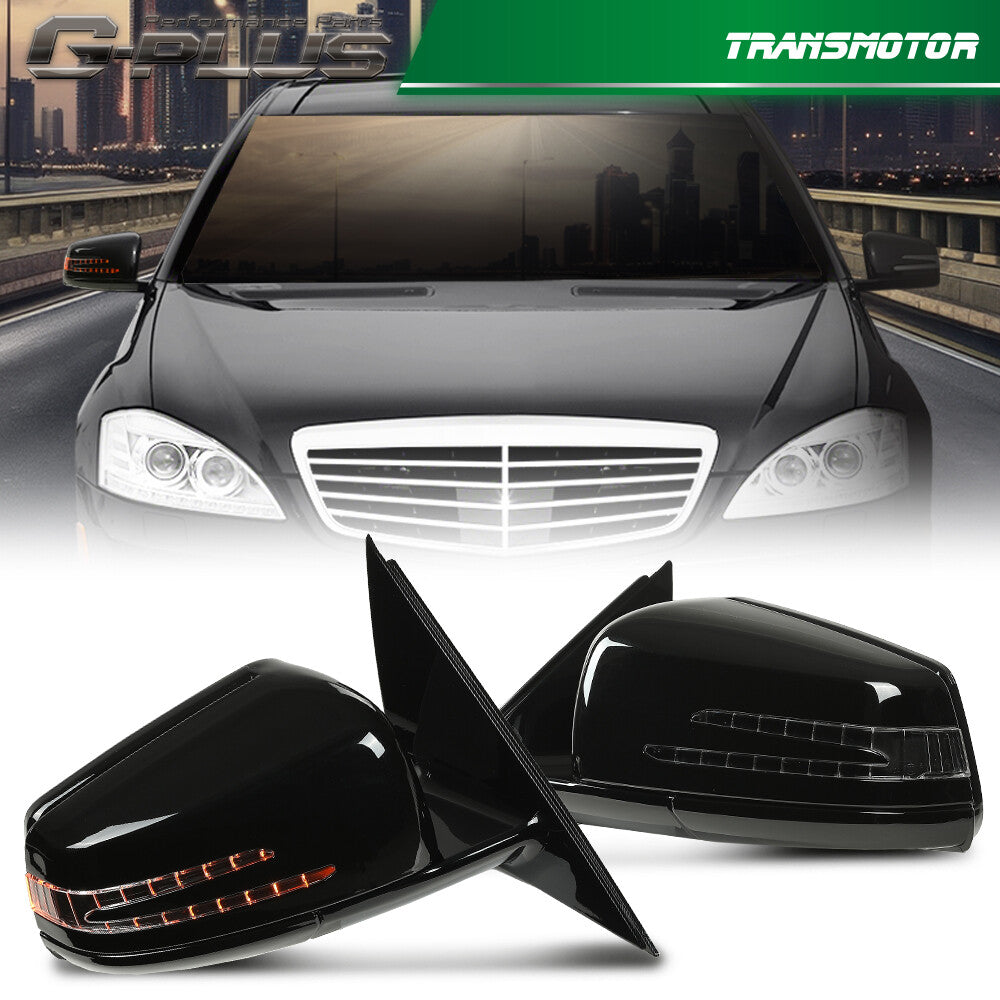 A pair of rearview mirrors suitable for 2007-2009 for Mercedes-Benz W221 S550 5.5L V8 S600