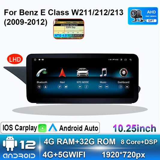 for Mercedes for Benz E Class W211 W212 W213 09-16 Radio Multimedia Video Player GPS