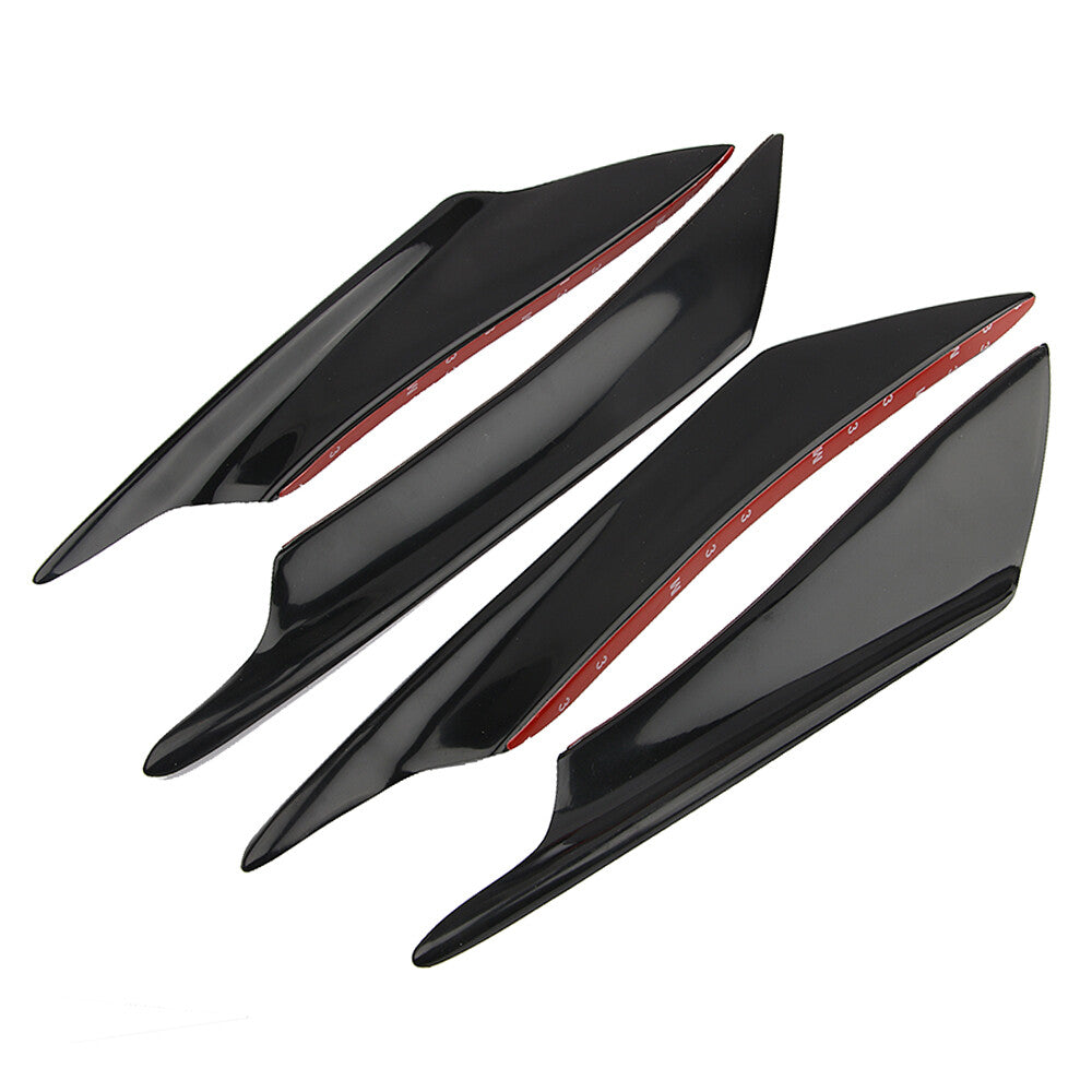 4-piece universal combat air blade front lip lower bumper body boiler Valance Chin