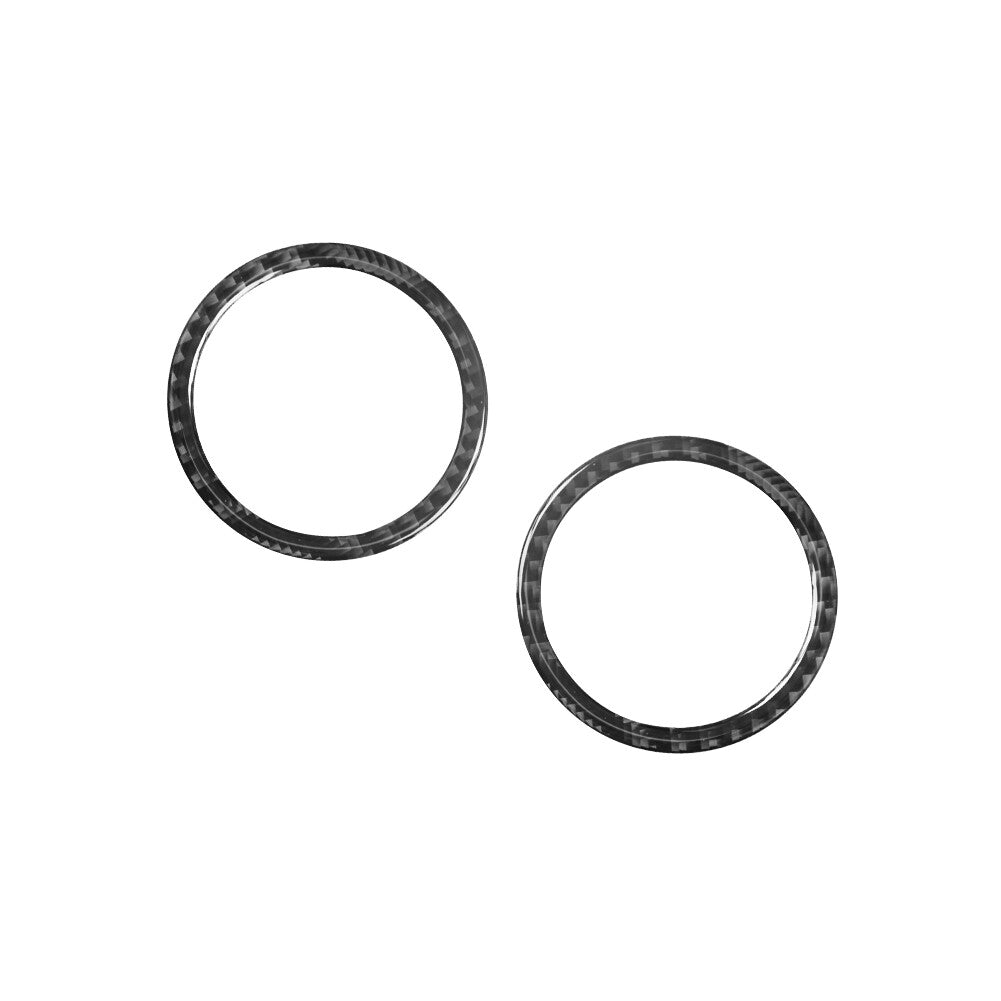 Carbon Fiber Front Defogging Air Vent Outlet Trim Cover for KIA Sedona 2015-2016