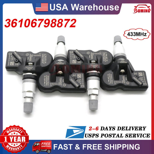 NEW 4x TPMS 6798872 TIRE PRESSURE SENSOR for BMW 2 3 4 5 6 7 Series X1 Z4 for Mini