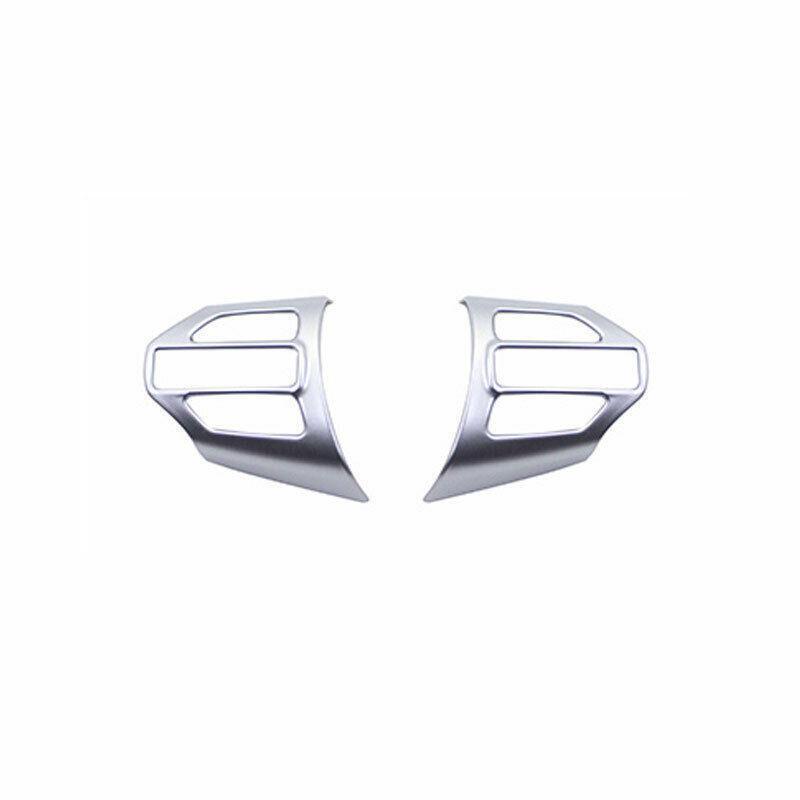 for Kia Sorento DX 2016-2020 Matte Silver Steering Wheel Button Frame Cover Trim