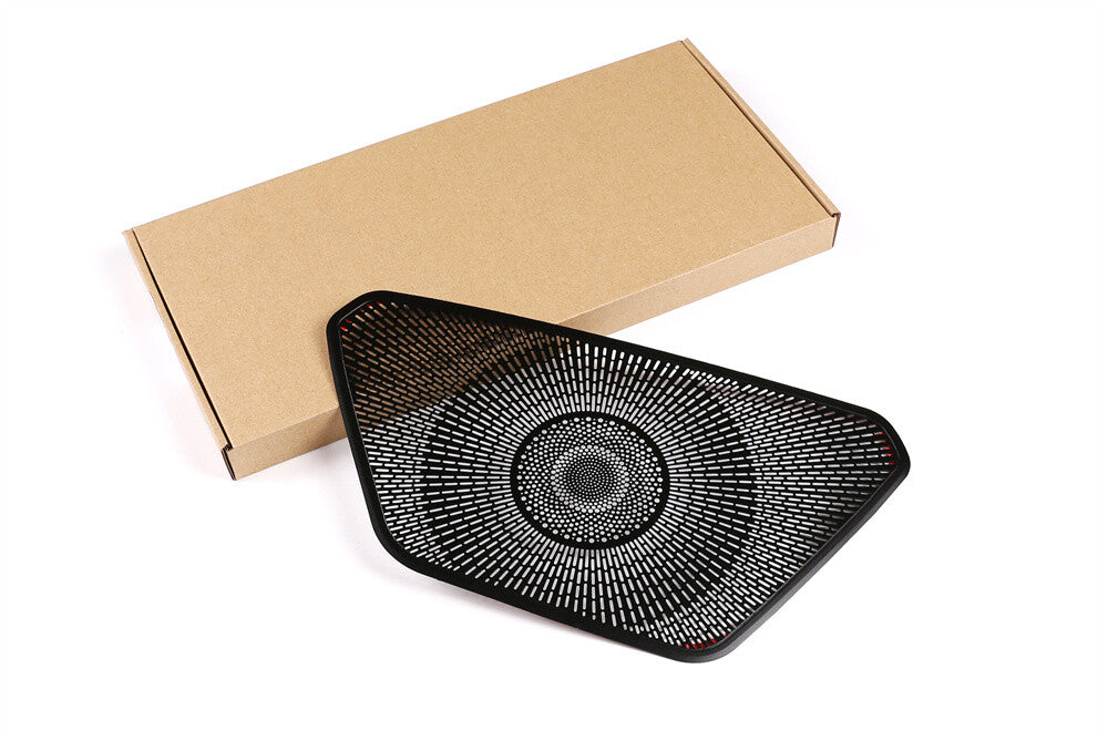 Alloy Black Dashboard Speaker Net Panel Cover for BMW 3 Series G20 G28 2020-2022