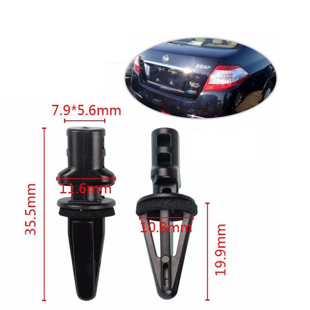 10 Car Rear Bumper Retaining Clips for Nissan for Infiniti