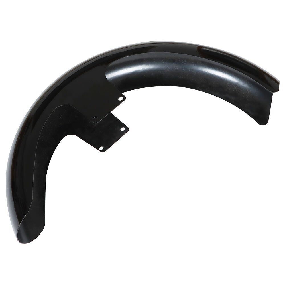 Black 21 Wrap Front Fender Mudguard for Harley Touring Glide Custom Baggers
