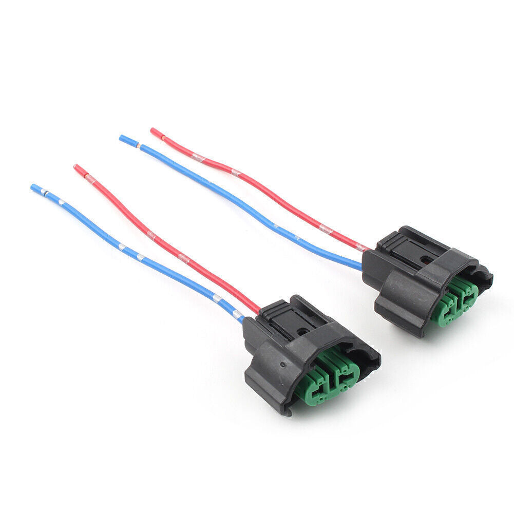 Wire Pigtail Female C H11 Two Harness Fog Light Bulb Repair Socket Plug Lamp 2pc