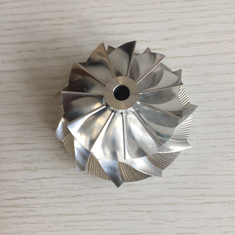 RHF55 48.62/65.00mm 11+0 blades performance high blade billet compressor wheel