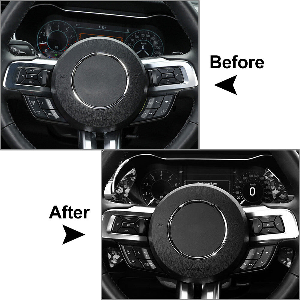 Steering Wheel Shifter Paddle Extension for Ford for Mustang 2015-2023