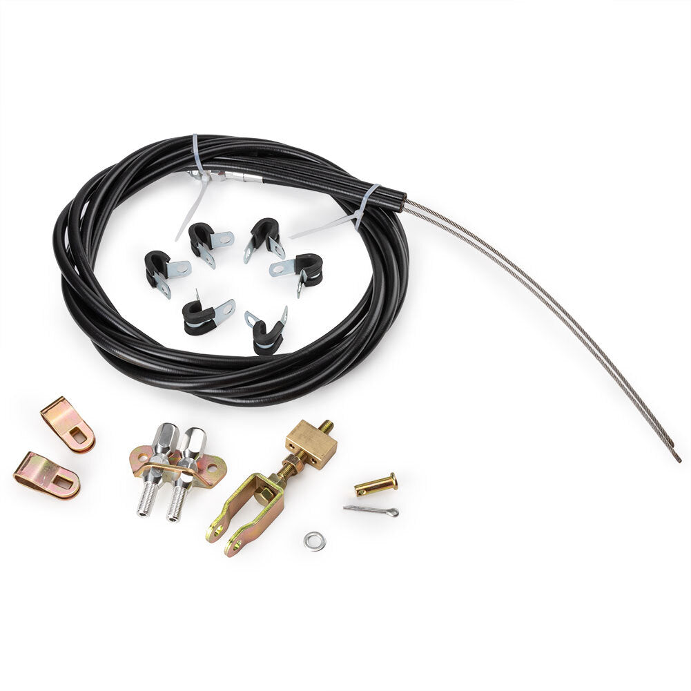 330-9371 Universal Emergency Parking Brake Complete Cable Kit Replacement Repair