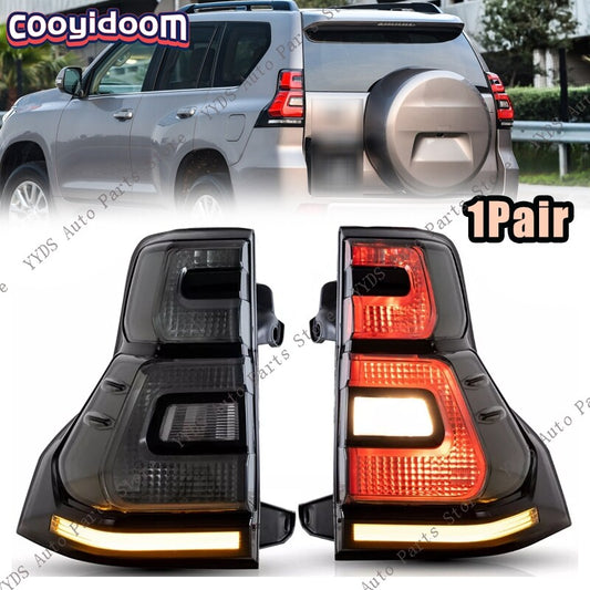 Pair Smoked LED TailLight for Toyota for Land Cruiser Prado 2018-20 Series 150 FJ150