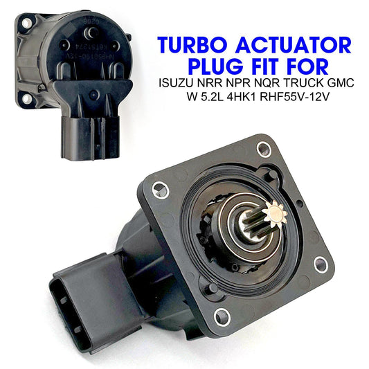 Suitable for Isuzu NRR NPR NQR trucks for GMC W 5.2L 4HK1 RHF55V-12V turbine actuator plug AT
