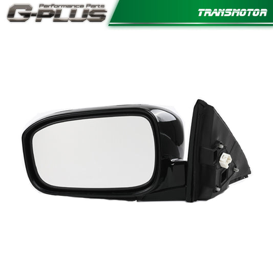 Suitable for 2003-2007 for Honda Accord sedans. Front drive side mirror, gloss black.