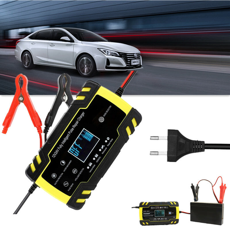 Car LCD Repair Battery Charger Tool Automotive Pulse Repair Maintainer EU Plug
