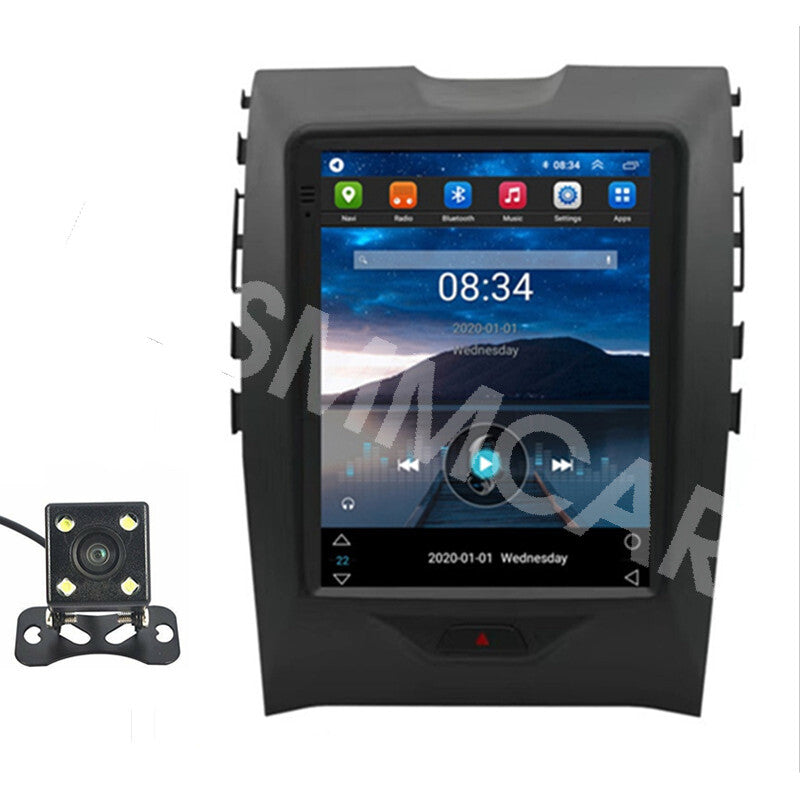 Car Radio GPS Nav Stereo Headunit Fit for Ford Edge 2015-2022 For Carplay Camera