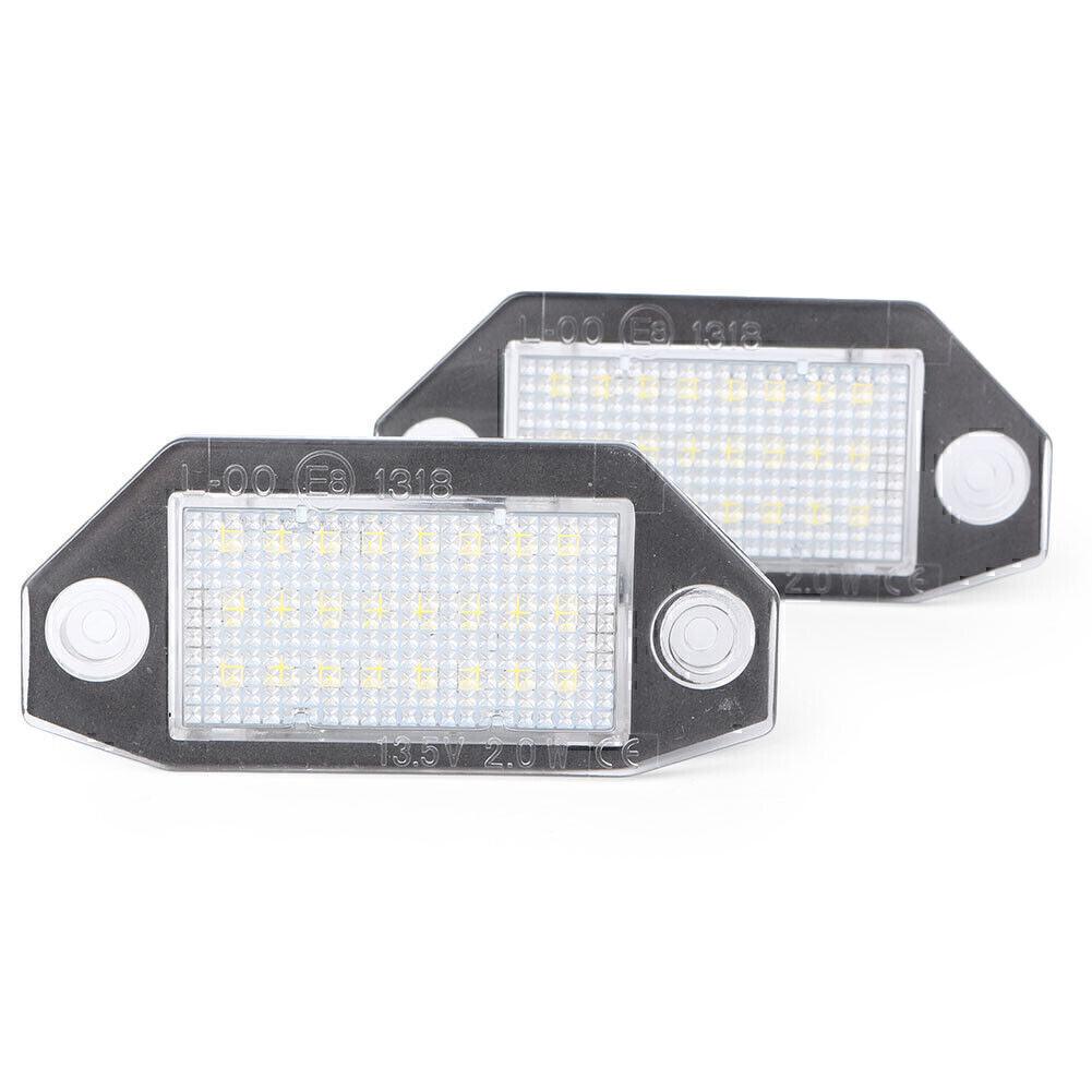 Car LED Number License Plate Light Lamp for FORD Mondeo MK3 2000-2007 Pair