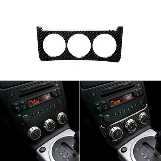 Carbon Fiber Console Switch Button Sticker Trim Cover for Nissan 350Z 2006-2009