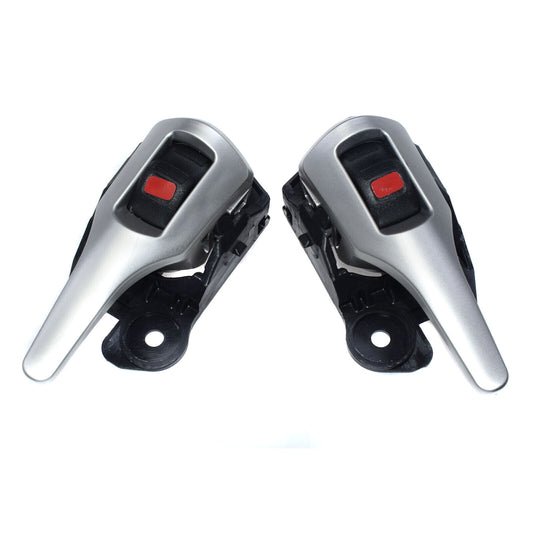 For 09-15 for Toyota for Corolla Matrix Door Handle Inside Silver Front /Rear LH RH Pair