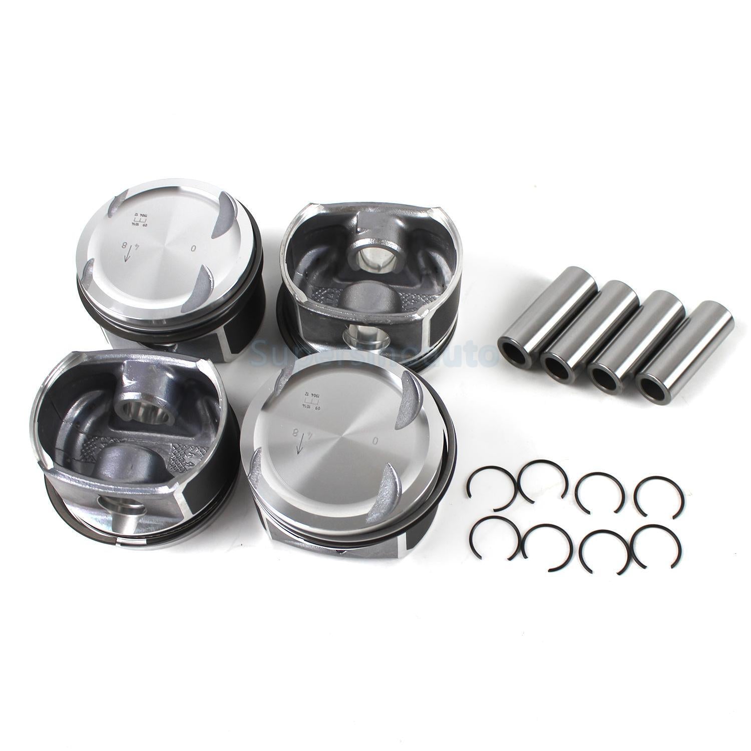 4pcs Pistons  Rings Set ¦µ82mm for 1.8L for Mercedes-Benz W203 W204 A209 C200K M271