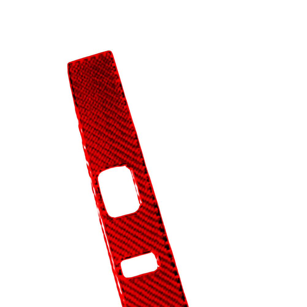 Red Carbon Fiber (4DR) Door Control Cover For Colorado 2004-2012/ for Canyon 2005-12