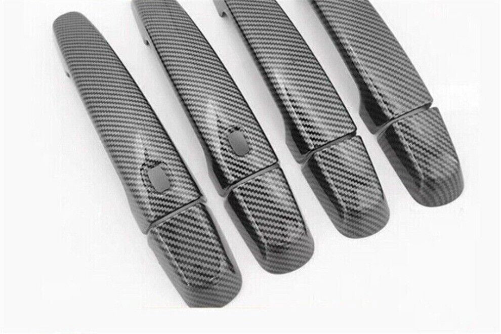 Carbon Fiber Side 2 for Smart Door Handle Bowl Cover Trim For 19-24 for Chevrolet Malibu