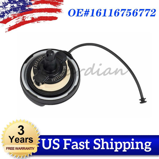 16116756772 Fuel Gas Tank Filler Cap Cover for BMW E46 323i 323Ci 325Ci 328Ci