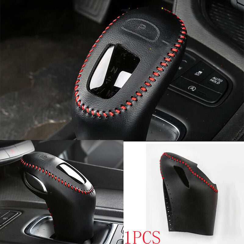 2020-2022 for Cadillac CT5 Black Leather Central Console Gear Shift Knob Cover