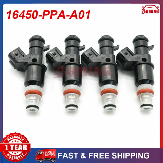 New 16450-PPA-A01 Fuel Injectors for Honda for Civic CRV CR-V 2.4L L4 2002-2004