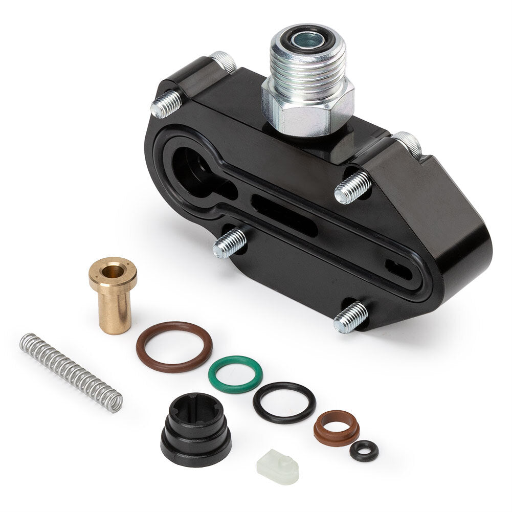 Black Spring Kit with Housing Fuel Regulator for Ford F-550 F-450 F-350 03-2007