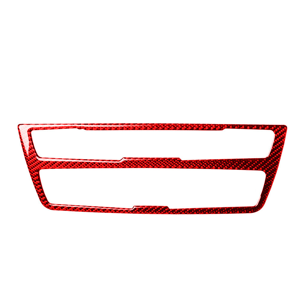Red carbon fiber CD player interior sticker decoration suitable for BMW 3 Series F30 2013-17