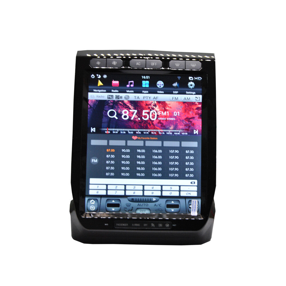 13.0 Android 9.0 car Radio Vertical Screen GPS Carplay for Ford F150 2015-2019
