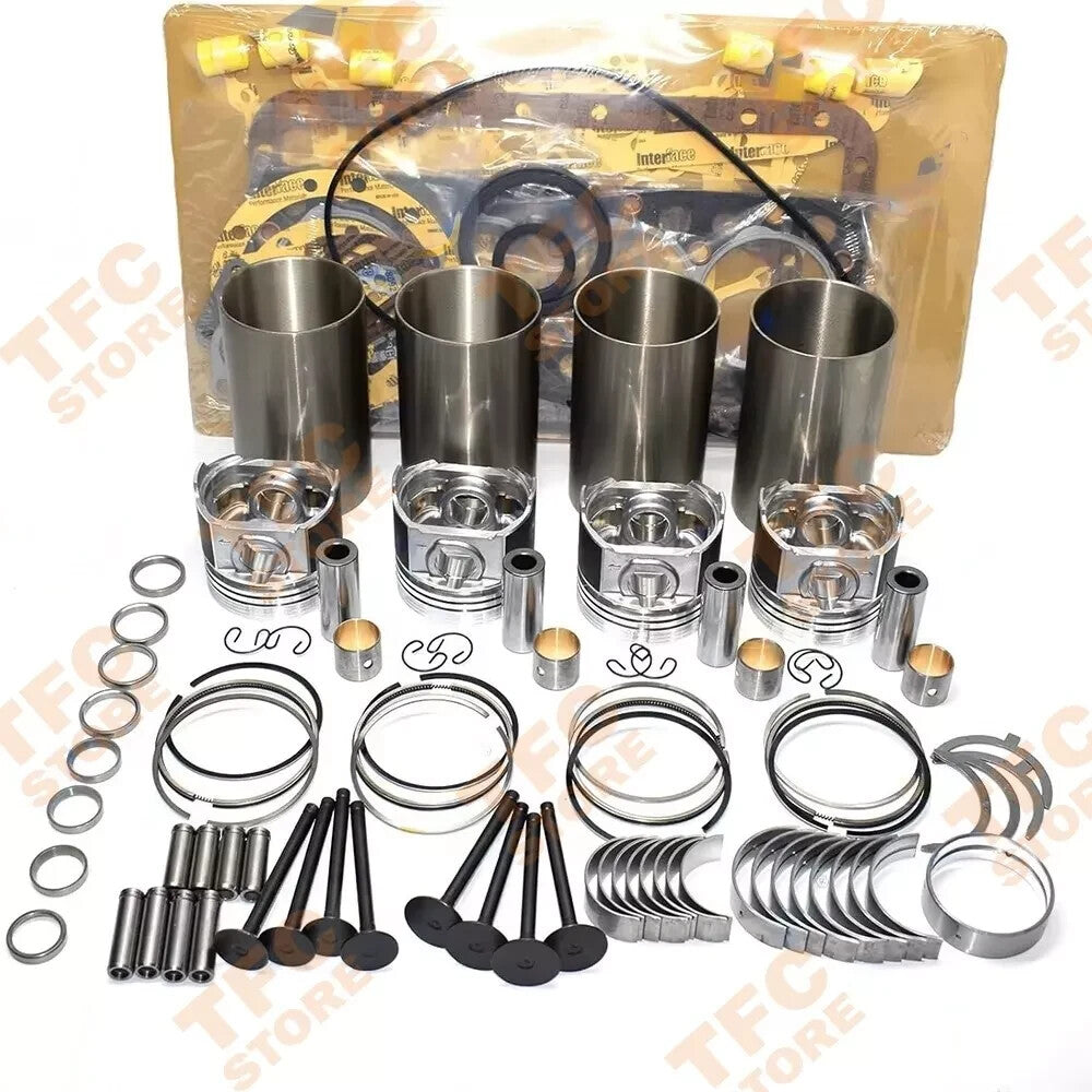 4JG2 Overhaul Rebuild Kit With Full Gasket Bearing Set for Isuzu Engine