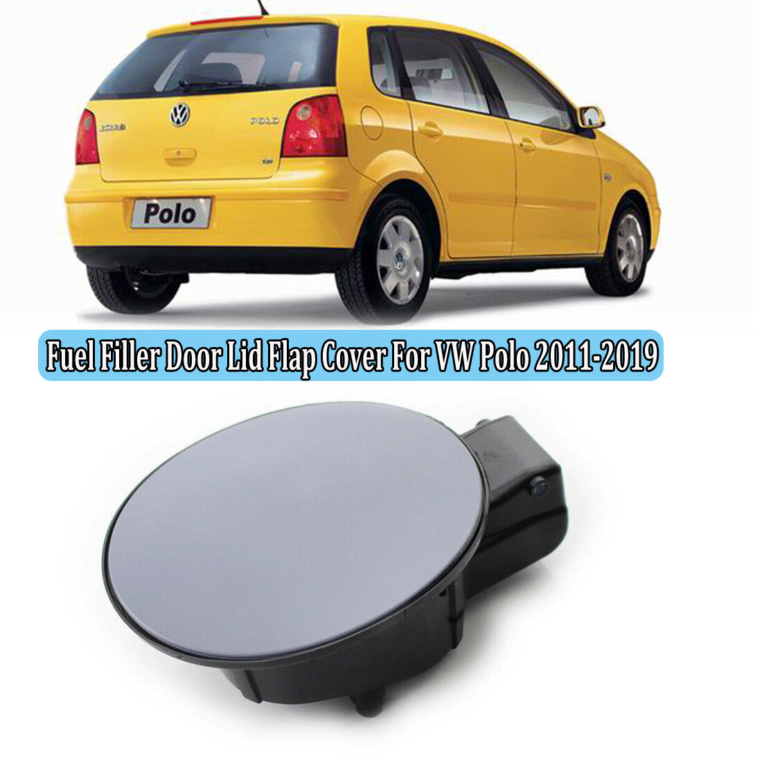 Fuel tank cover/flip cover (without top cover) for Volkswagen Polo 2011-2019 6R0809857D