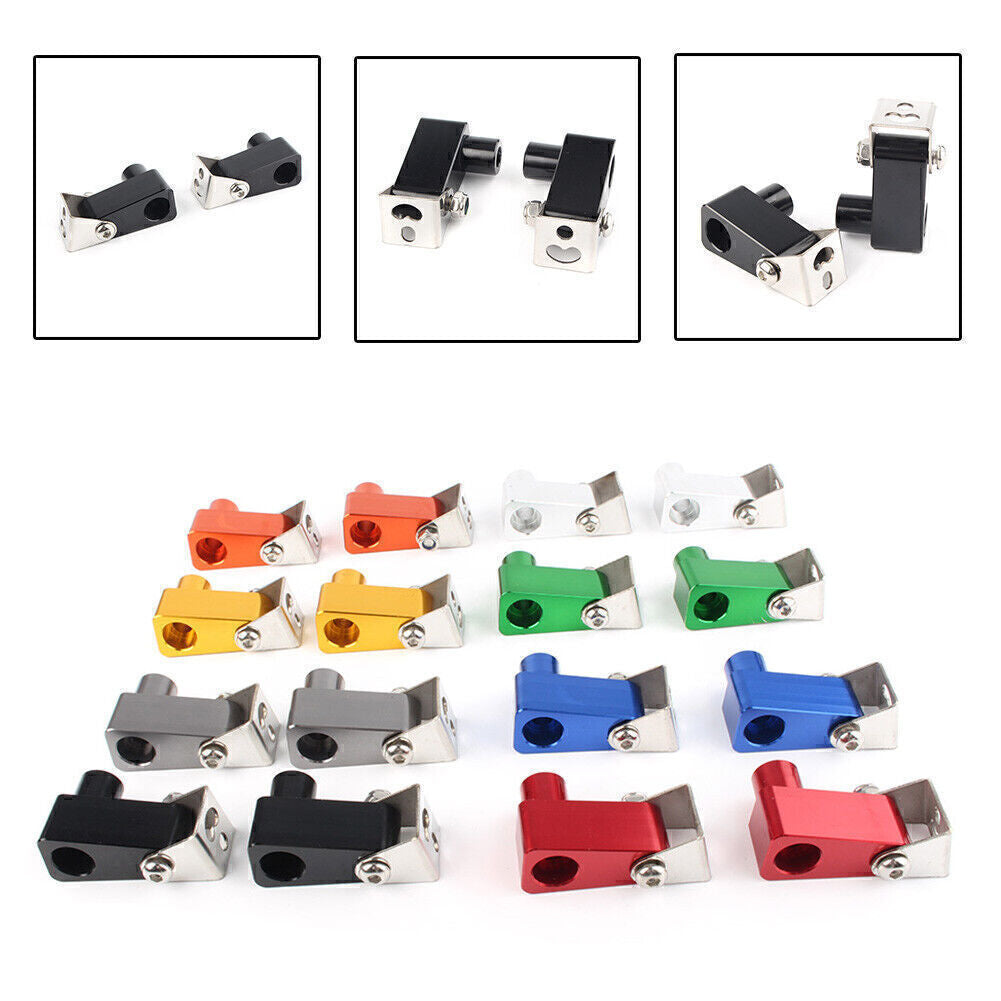 For Motorcycle Modification Support Holder Metal Alloy 2 x Fog Light Bracket