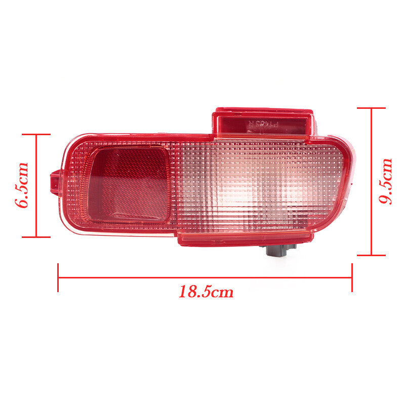 1 Pair Rear Fog Lights for Honda Stream RN1 RN3 2001-2003 Rear Bumper Reflectors