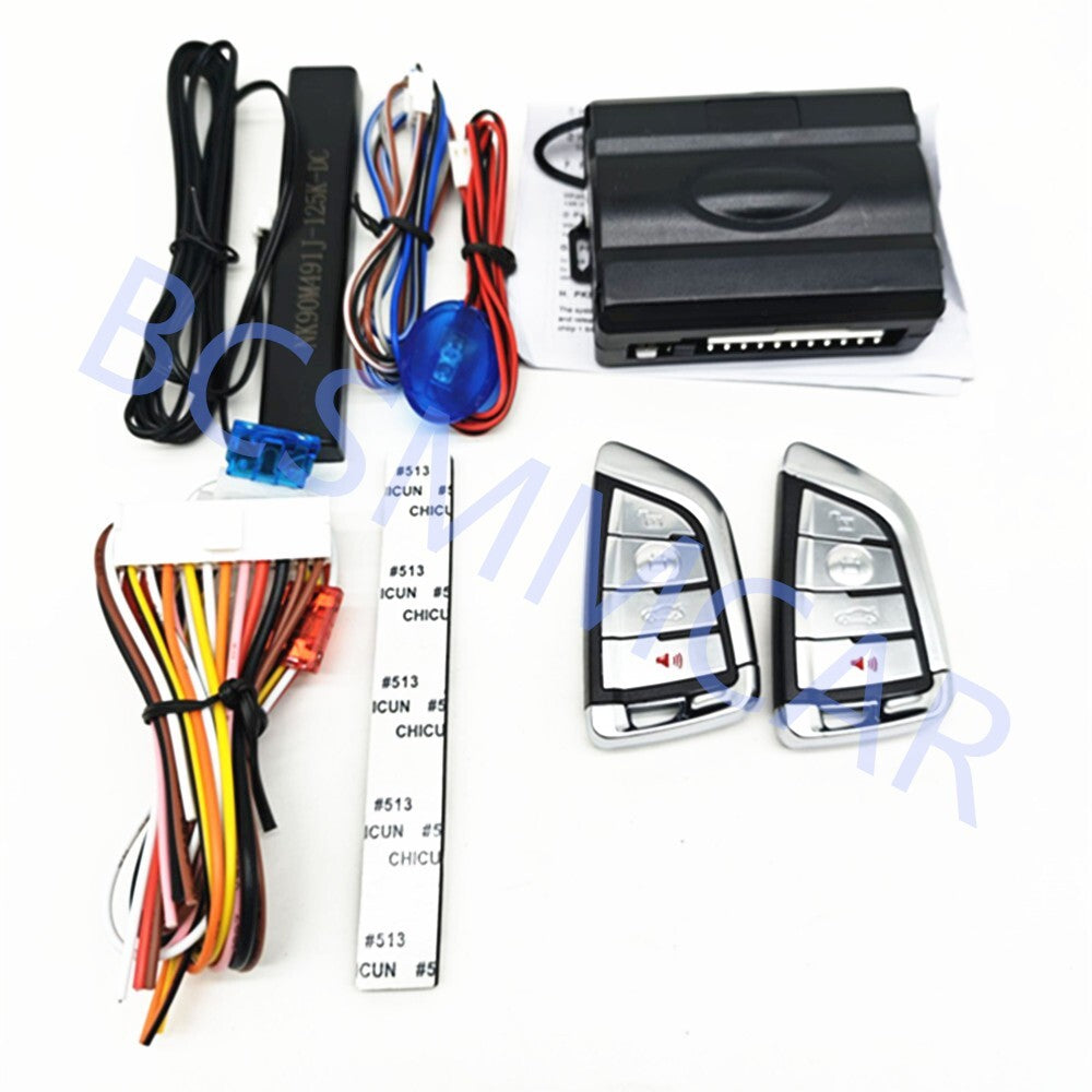 Car Central Locking Kit Remote Control Switch PKE Door Keyless Entry Lock Module