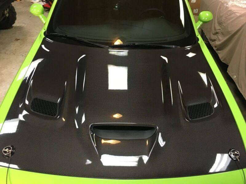 Suitable for 2008-2023 for Dodge for Challenger Hellcat Style Ventilated Carbon Fiber Cover