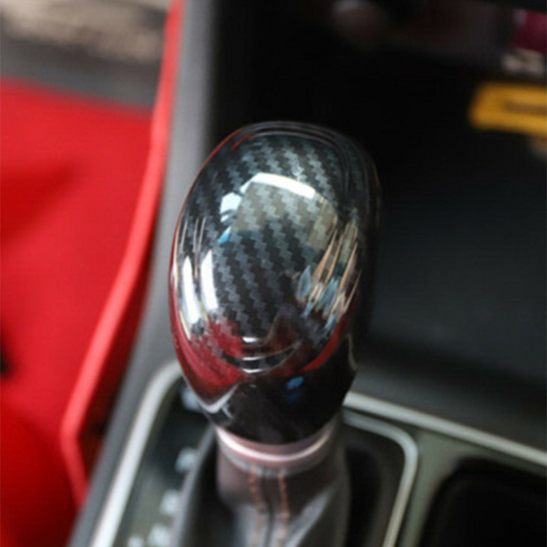 for Hyundai Sonata 2015-19 Carbon Fiber Inner Gear Shift Knob Molding Cover Trim