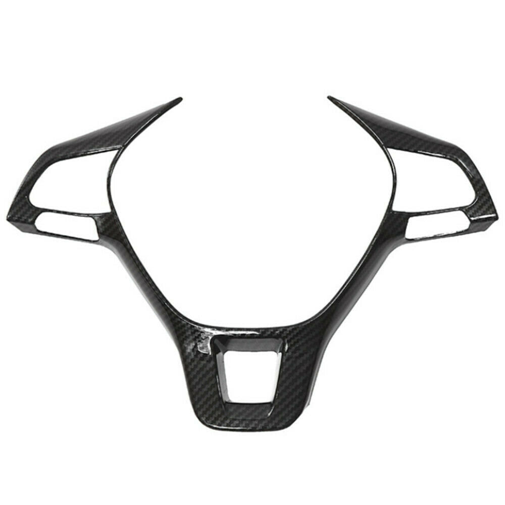 Carbon fiber steering wheel trim button cover for VW for Jetta for VW 2016-2019