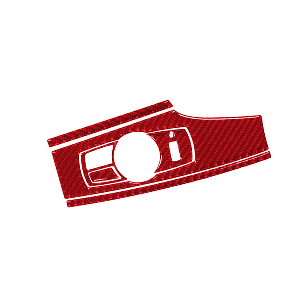 Red Carbon Fiber Lighting Control Cover for Bmw X3 F25 X4 F26 2011-2017 Type B