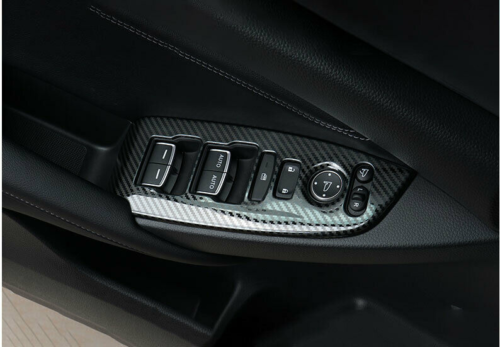 for Honda Accord DX 2018-2022 Carbon fiber Window Lock Lift Switch Button Trim