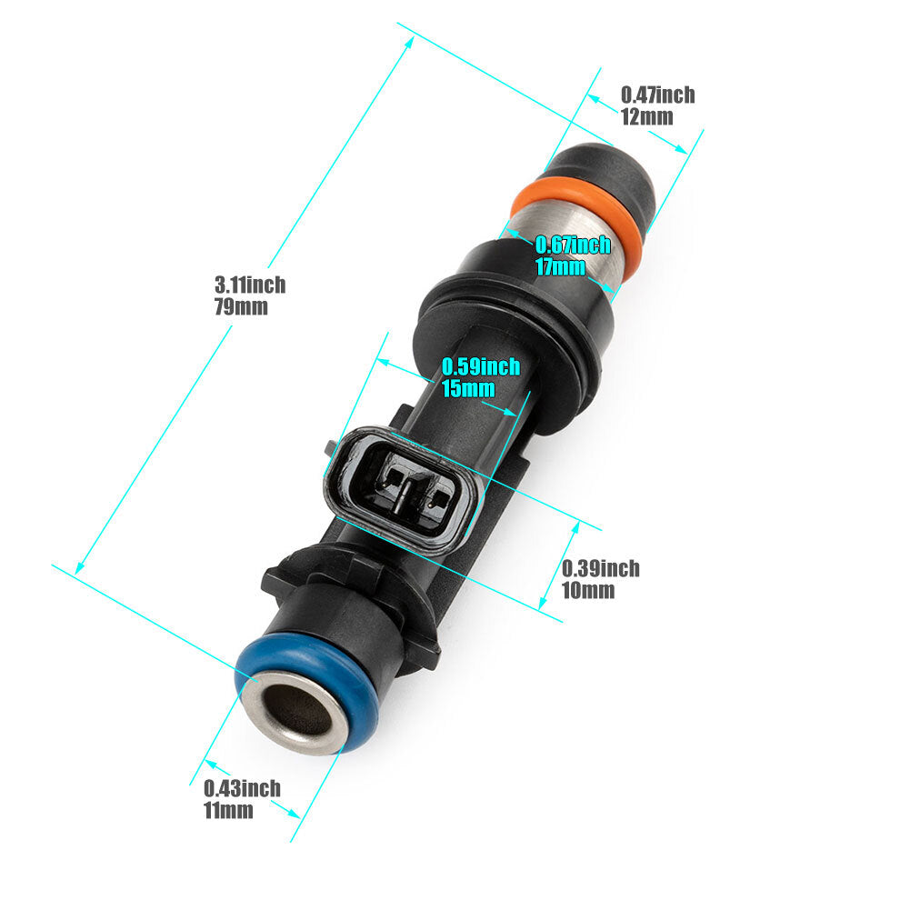 6-pack 12569573 2002-2004 new Fuel Injectors for Chevrolet Blazer for GMC Envoy 4.2L