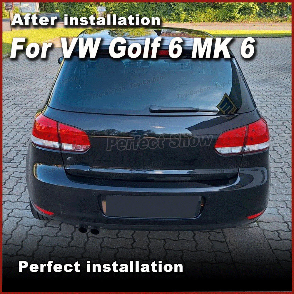 ABS Pair Rear Bumper Reflector Lamps Lights Red for VW for Golf 6 MK 6 2009-2013 RED