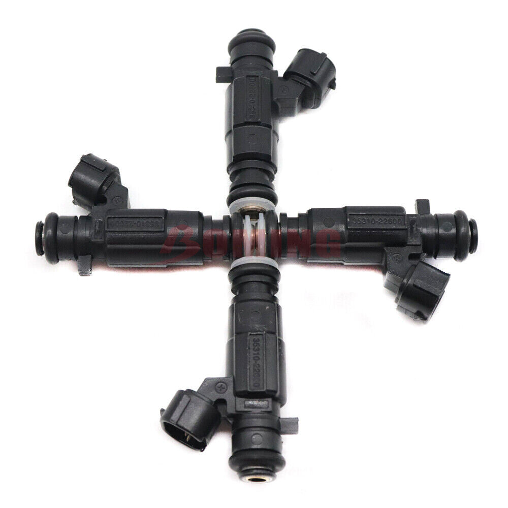 4-piece fuel injector kit for Hyundai Accent 1.5L and 1.6L I4 2000-2005 35310-22600