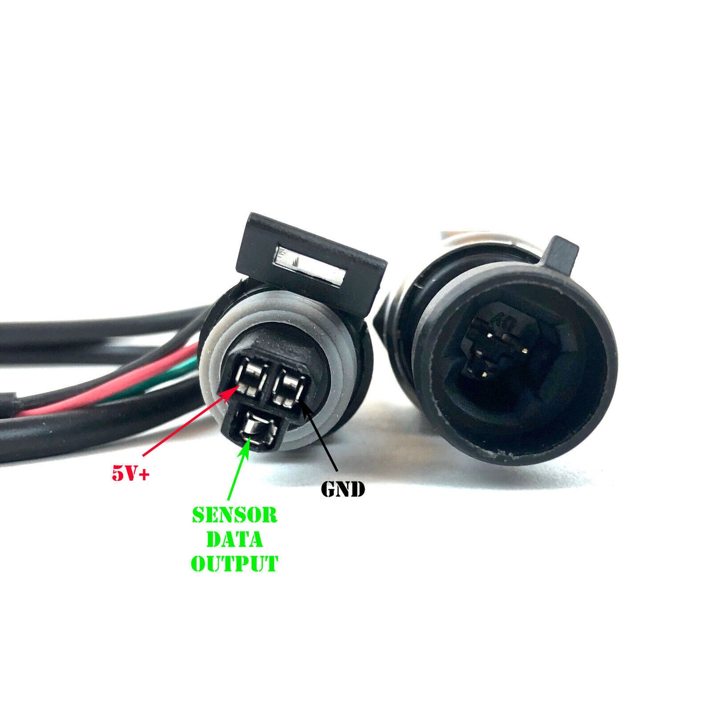 Universal 5V pressure converter transmitter 150 PSI oil fuel air water hose connector
