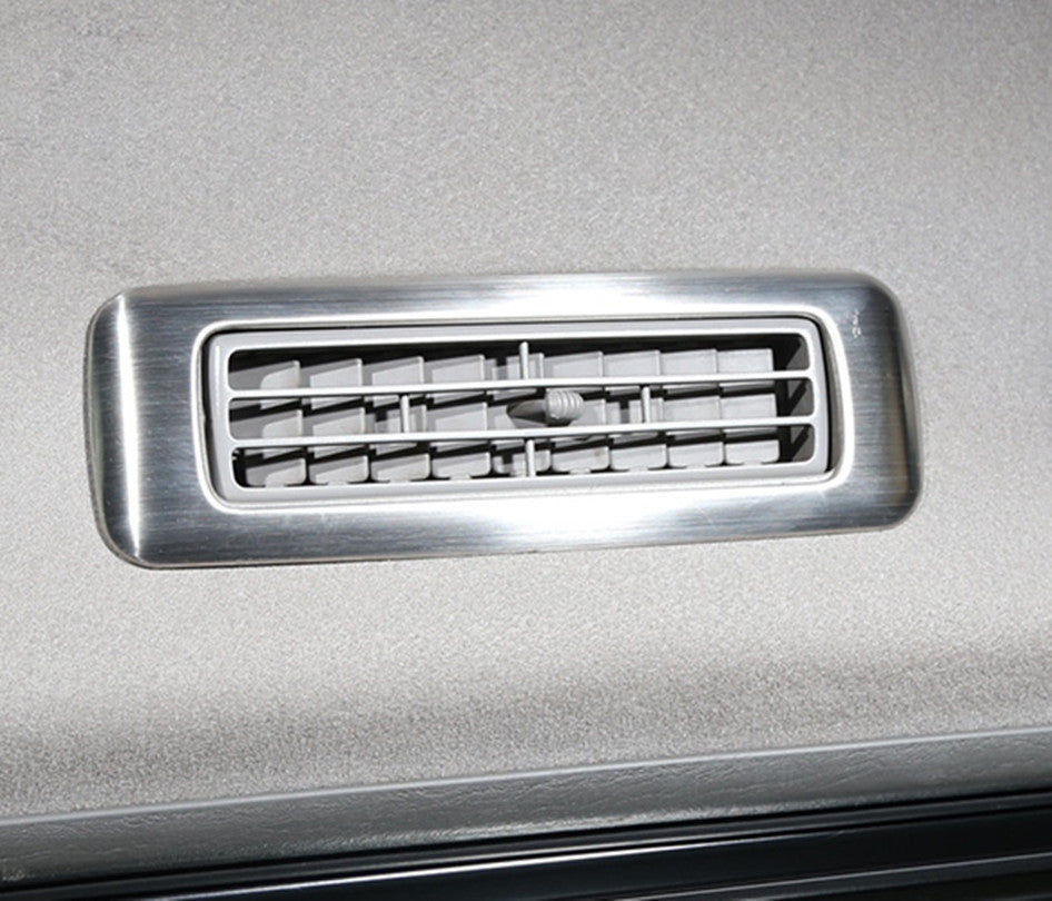 4X Silver Car Top Roof Air Vent Outlet Cover Trim for Toyota Prado FJ120 2003-09