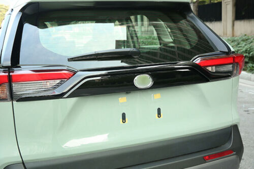 Cover Trim 1X Fit for Toyota RAV4 2019-2023 Black ABS Tail Door Trunk Lid Strip